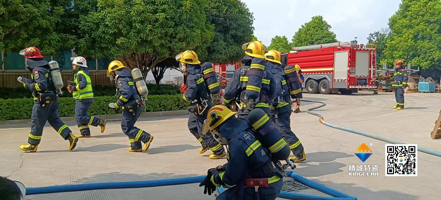 尊龙凯时人生就是搏起劲配合消防联合演练，共筑清静生产防地