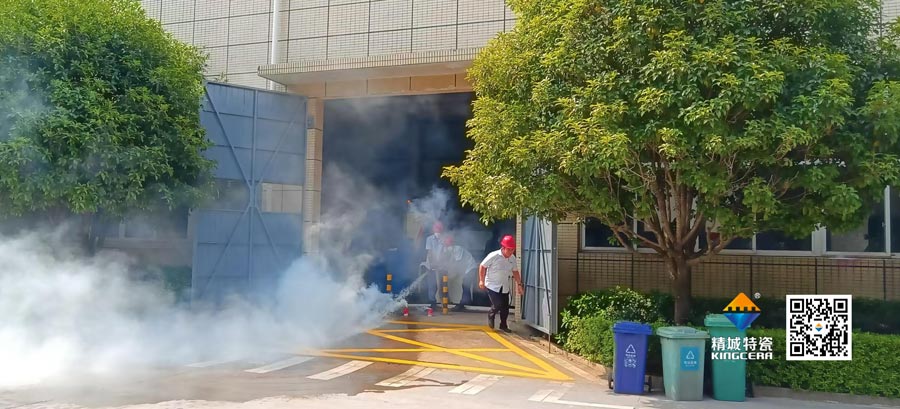 尊龙凯时人生就是搏起劲配合消防联合演练，共筑清静生产防地