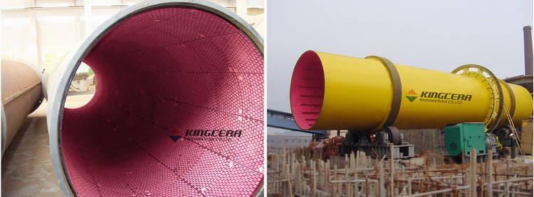 湖南某烧结厂圆筒混淆机使用尊龙凯时人生就是搏耐磨陶瓷衬板